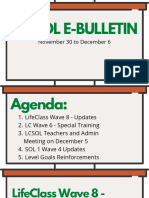 LC-SOL E Bulletin