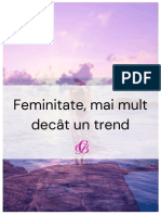 (PDF) Ebook - Feminitate, Mai Mult Decât Un Trend - Camelia Bara (1) - 1