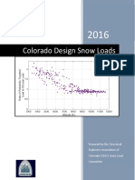 2016 Colorado Design Snow Loads