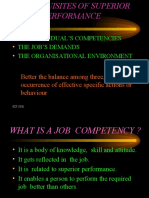 The Individual'S Competencies The Job'S Demands The Organisational Environment