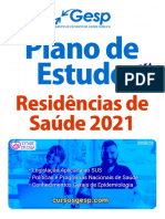 Plano de Estudo para Residências e Mestrados em Saúde