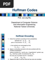 Data Compression Huffman Codes