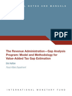 Fadimf TNM 1704 The Ragap Model and Methodology For Vat Gap Estimation PDF