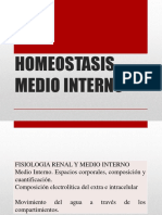 HOMEOSTASIS y MEDIO INTERNO