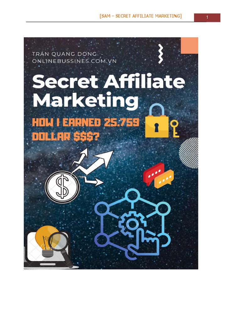 Secrets to Earning in Affiliate Marketing | PDF | Affiliate Marketing ...
