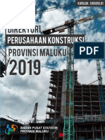 Direktori Perusahaan Konstruksi Provinsi Maluku 2019 PDF