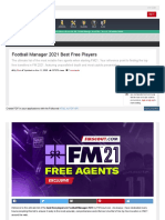 Football Manager 2021 Best Free Players