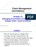 Supply Chain Management (3rd Edition) : Managing Economies of Scale in The Supply Chain: Cycle Inventory