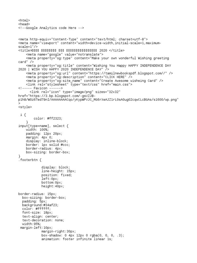 Independence Day Wishing Script 2020 | PDF