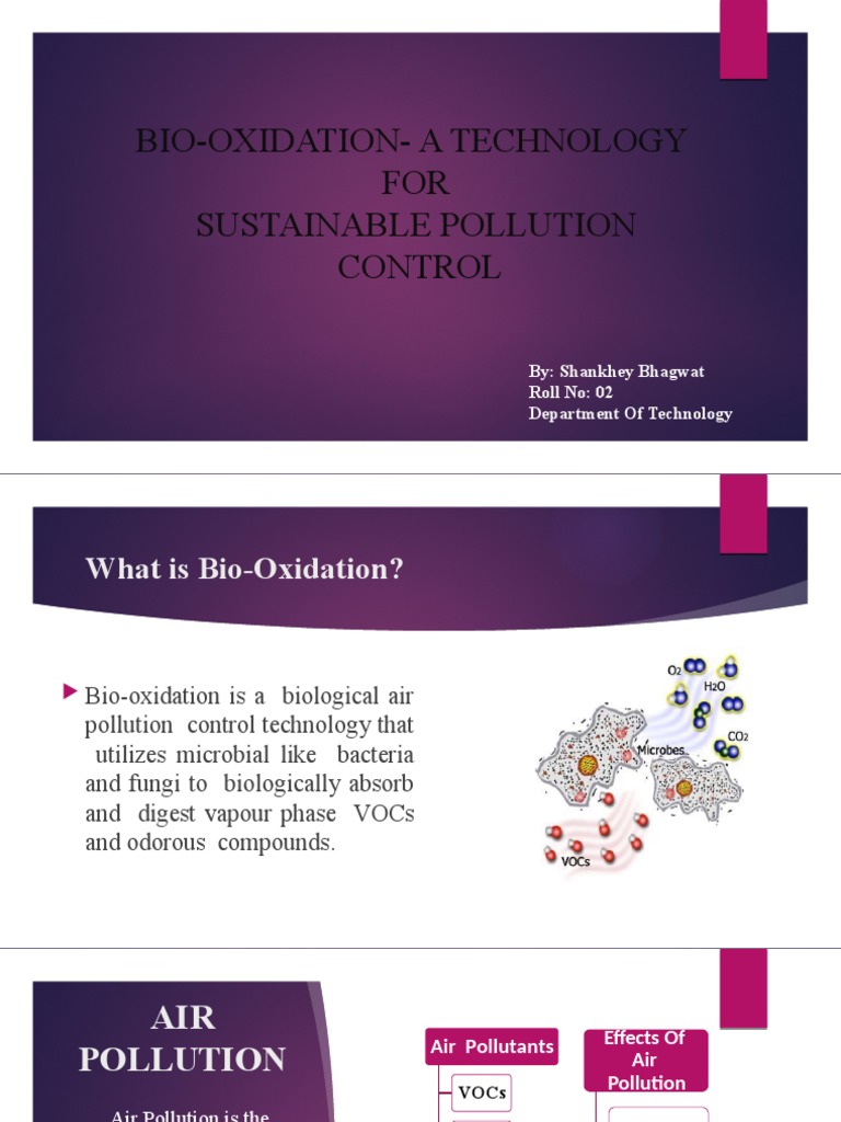 Bio-Oxidation - A Technology | PDF | Air Pollution | Chemistry