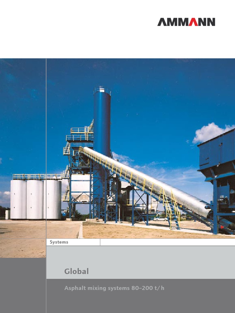 Amman Mixing Systems Pdf Asphalt Materials