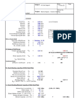 Al Clad Support Design Calculations