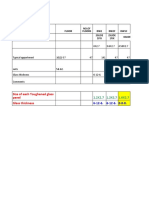 GLASS THICKNESS CHART