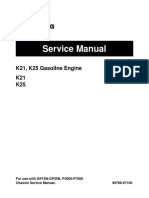 Service Manual: K21 K25 K21, K25 Gasoline Engine
