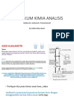 Semester Antara Kimia Analitik