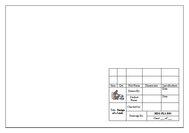 Link Design Specifications and Drawing | PDF