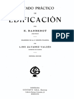 TRATADO.arquITECTURA.1927 5a Ed E. Barberot. Tratado Practico de Edificacion