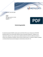 Carta Garantia 580P PDF