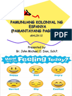 Pamunuang Kolonyal NG Espanya (Pamantayang Pagganap