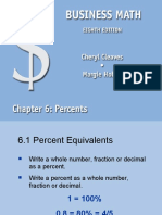 Percent - business math presentation