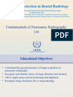 Radiation Protection in Dental Radiology: Fundamentals of Panoramic Radiography