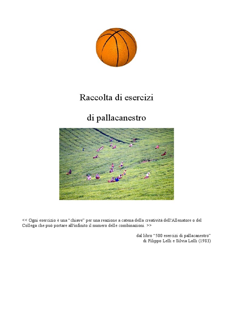 Raccolta Di Esercizi. Di Pallacanestro PDF | PDF, image size:768x1024