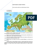 Spatiu European Si Spatiul Romanesc