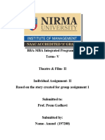 BBA-MBA Integrated Programme Individual Assignment