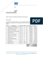 Cotización Consorcio Gas Casanare