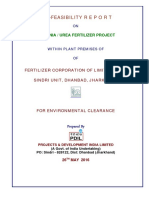 Pre-Feasibility R E P O R T: Ammonia / Urea Fertilizer Project