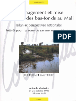 Extrait - Amenagement Et Mise en Valeur Des Bas Fonds PDF