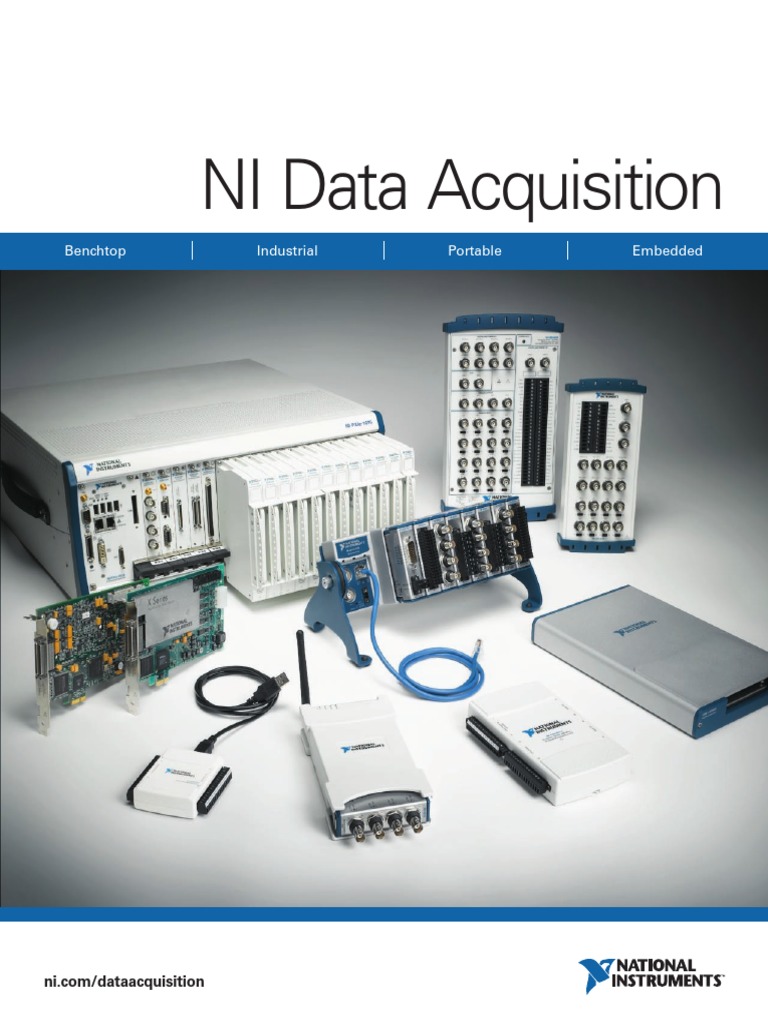 NI Data Acquisition: Benchtop Industrial Portable Embedded | PDF | Data  Acquisition | Automation
