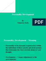 Personality Development: by Maheswar Barik