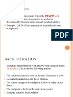 Chapter 4b-Back Titration