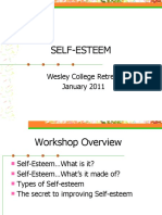 Self-Esteem: Wesley College Retreat January 2011