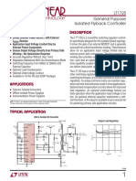 Features Descriptio: LT1725 General Purpose Isolated Flyback Controller