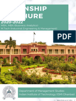 IIT(ISM) DMS Internship Brochure 2020-2022