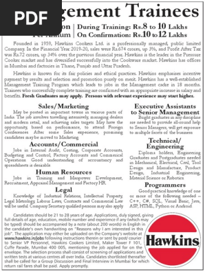 MGMT Trainees 24112020 PDF | PDF | Human Resources | Engineering