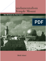 Jewish Fundamentalism and The Temple Mount Who Will Build The Third Temple (S U N Y Series in Israeli Studies) by Motti Inbari