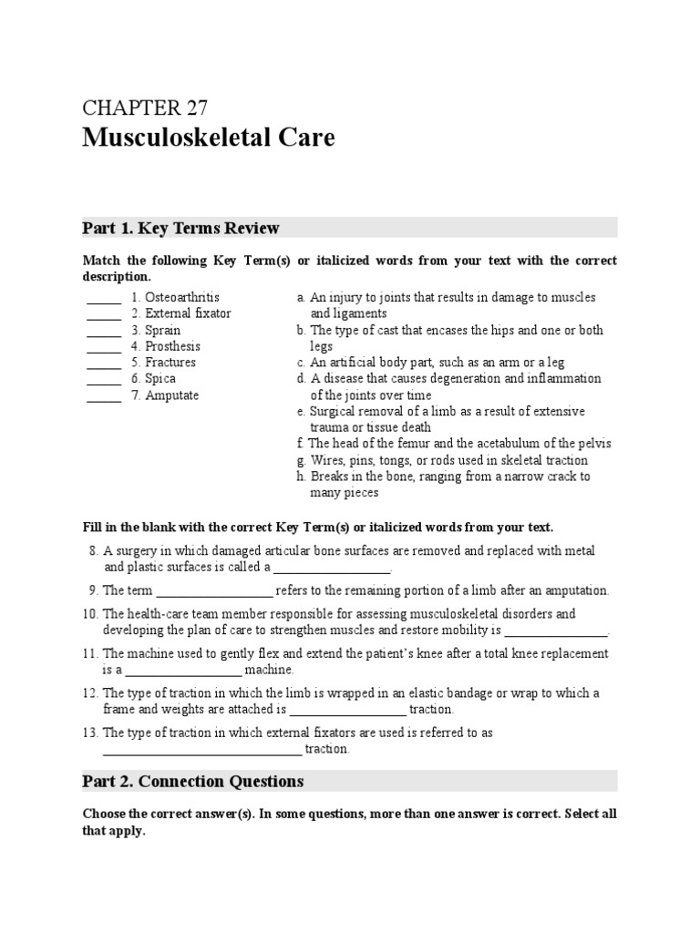Musculoskeletal Disorders Overview | PDF | Knee | Human Musculoskeletal ...