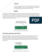 Partes de La Ventana de Excel 2019