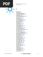 Medalist I3070 In-Circuit Test System Syntax Reference: © Agilent Technologies 2013
