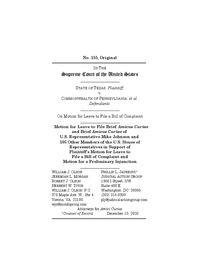 Texas V Pennsylvania Et Al. PDF