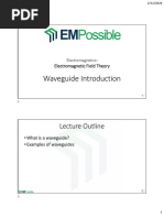 Waveguide Introduction: Lecture Outline