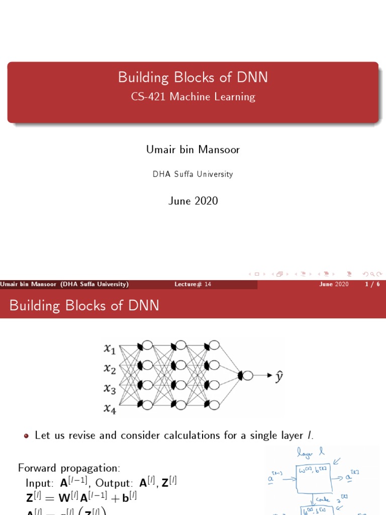 Building Blocks of DNN PDF | PDF | Artificial Neural Network | Deep ...