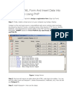 Create An HTML Form and Insert Data Into The Database Using PHP