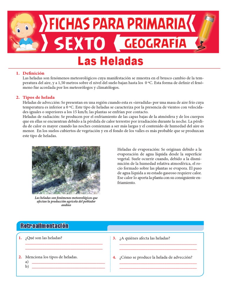 Tipos y efectos de las heladas | PDF | Ciencias atmosféricas | Ciencias ...