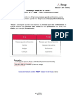 A1 (Básico 1) - REVISÃO Dúvidas Frequentes