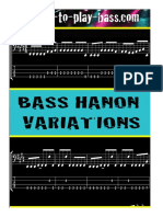 Bass Hanon Variations