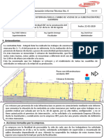 Informe Técnico No 4 Av. 10 de Agosto